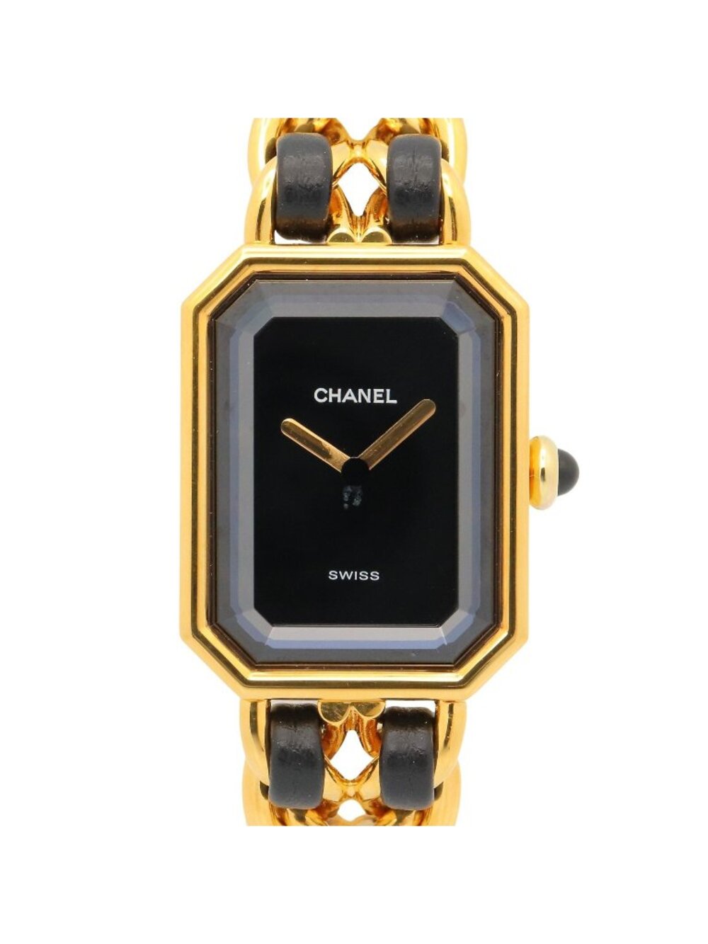 Chanel Watch Premiere S Black Leather